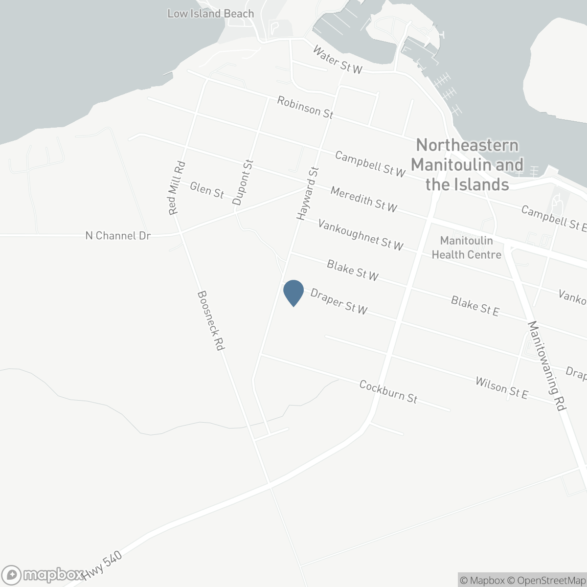 39 Draper Street W, Manitoulin Island, Ontario P0P 1K0